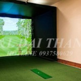 Nhận Thi công thiết kế và lắp đặt hệ thống phòng tập golf 3D trong nhà
