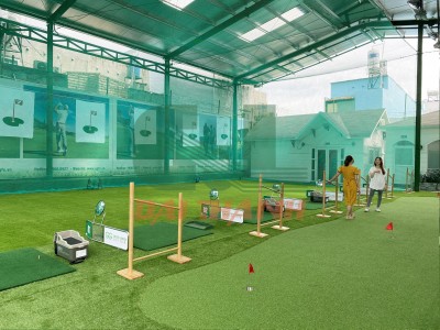 Sân tập golf trong nhà kết hợp Mini Golf