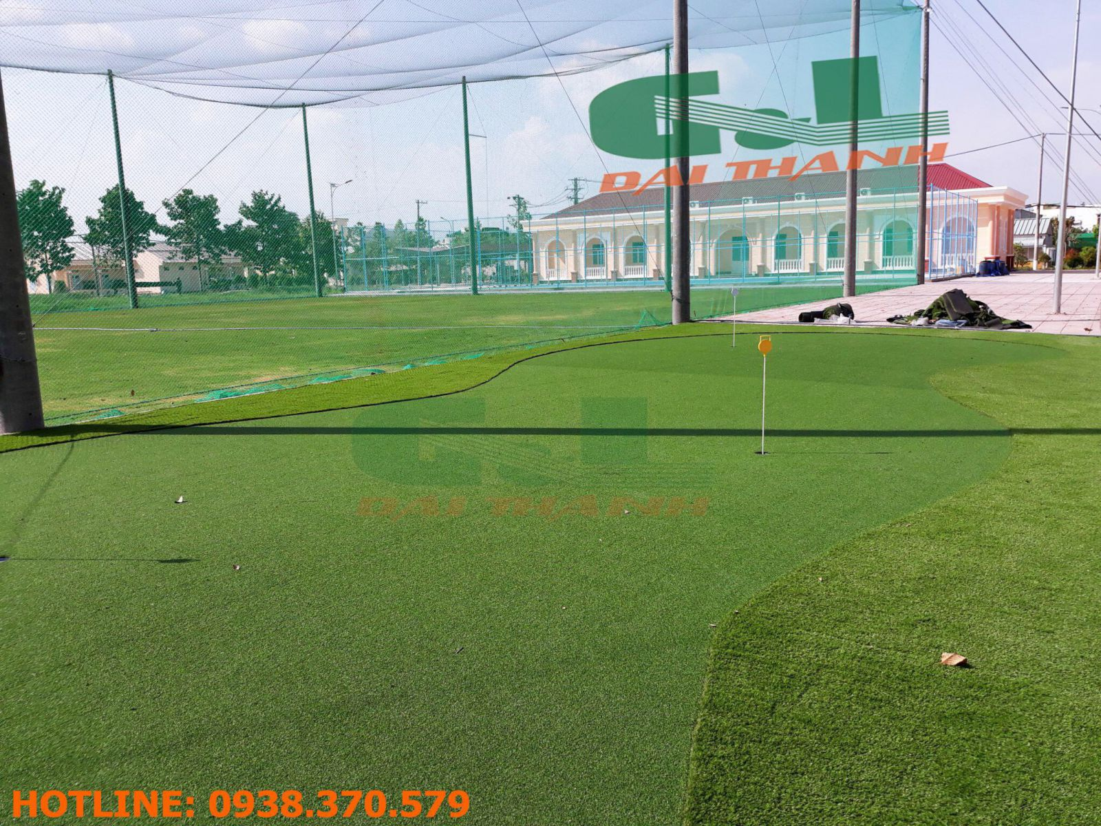 Sân golf Đại Thành thi công
