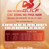 Giải Vô địch Golf Các Dòng Họ Phía Nam 2024 công bố thời gian tổ chức