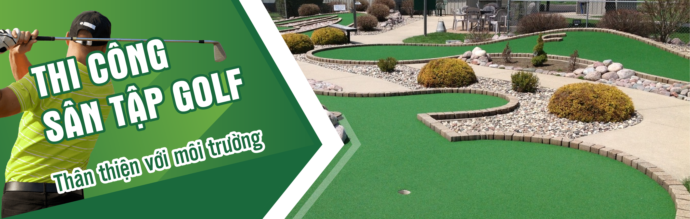 Thi công sân golf uy tín Thi công sân golf uy tín