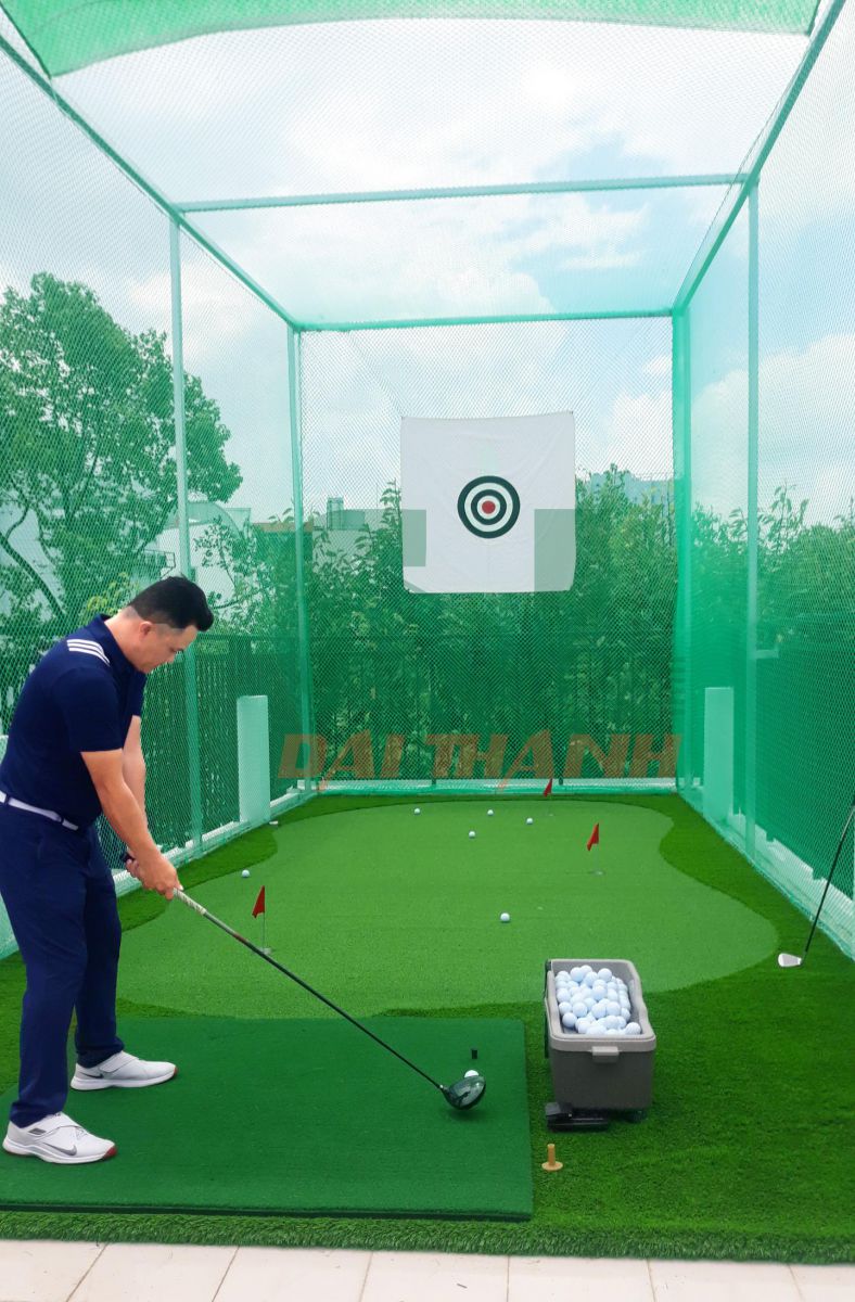 Làm khung tập golf tại nhà uy tín Đại Thành